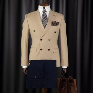 formal grey suit