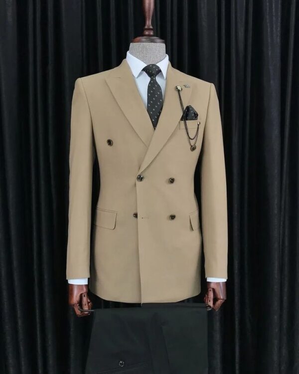 formal grey suit