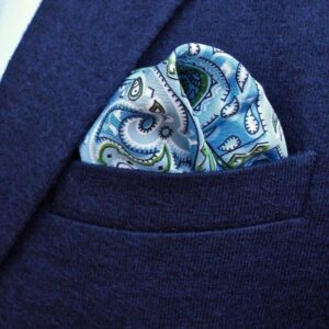 Black Striped Point Lapel