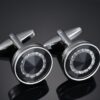 Men Decor Round Cufflinks