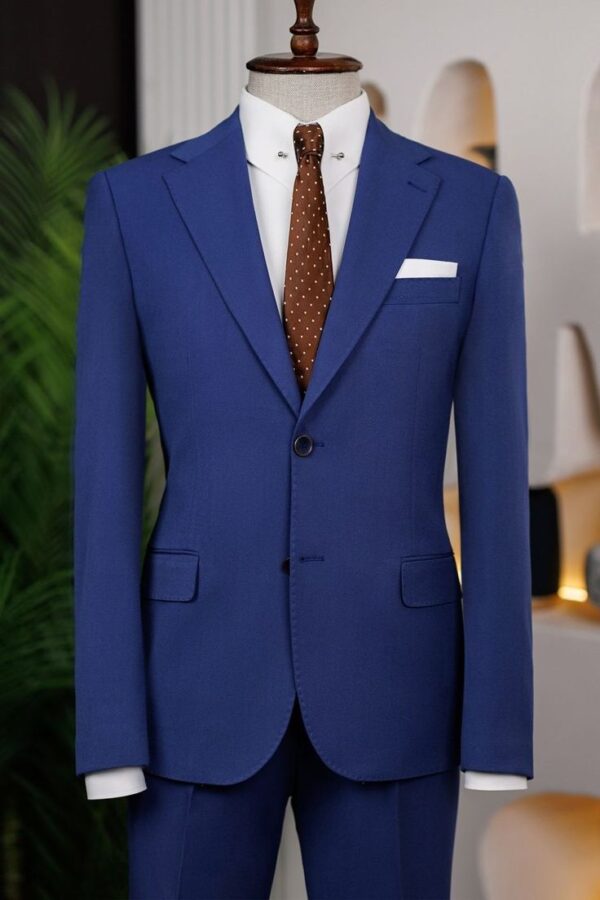Blue italian suit