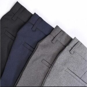 Black Striped Point Lapel